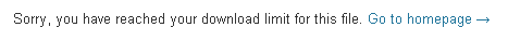limit reached