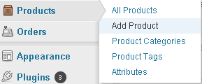 add product nav