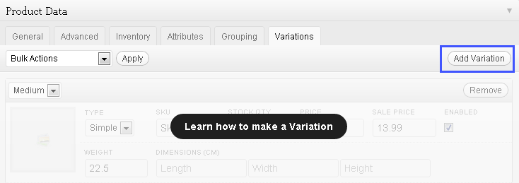 add variation
