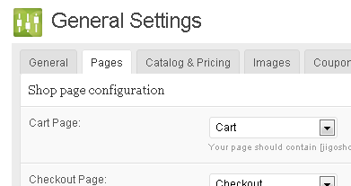 page setting