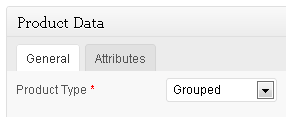 grouped product type