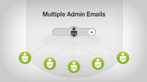 multiple admin emails