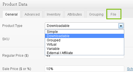 product type