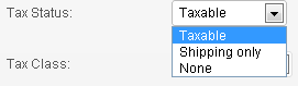 tax status